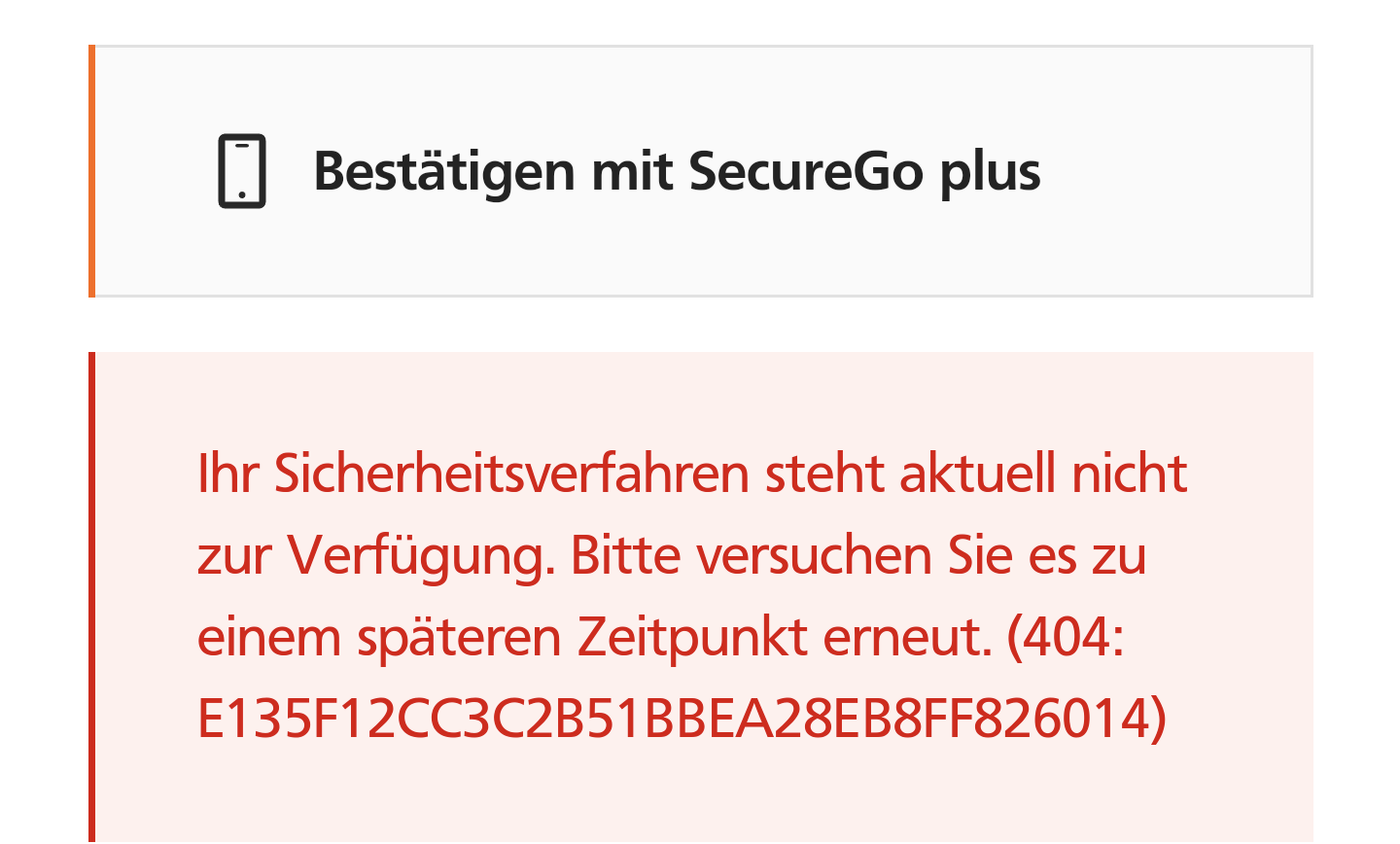 Störung im Online-Banking der raiffeisenbank