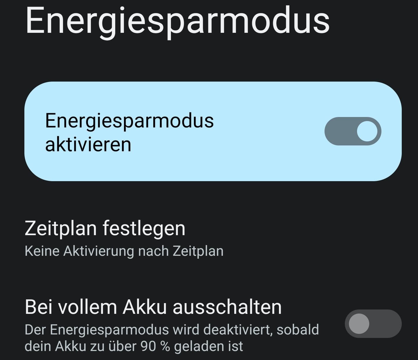 Android 14 beta 3 mit verbesserten Energiesparmodus