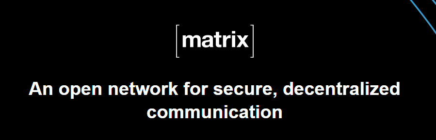 Matrix Server in Betrieb