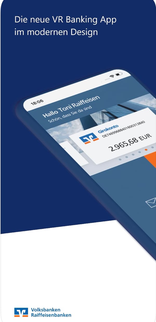 Raiffeisenbank ermöglicht nun die Echtzeitüberweisung in der iOS App